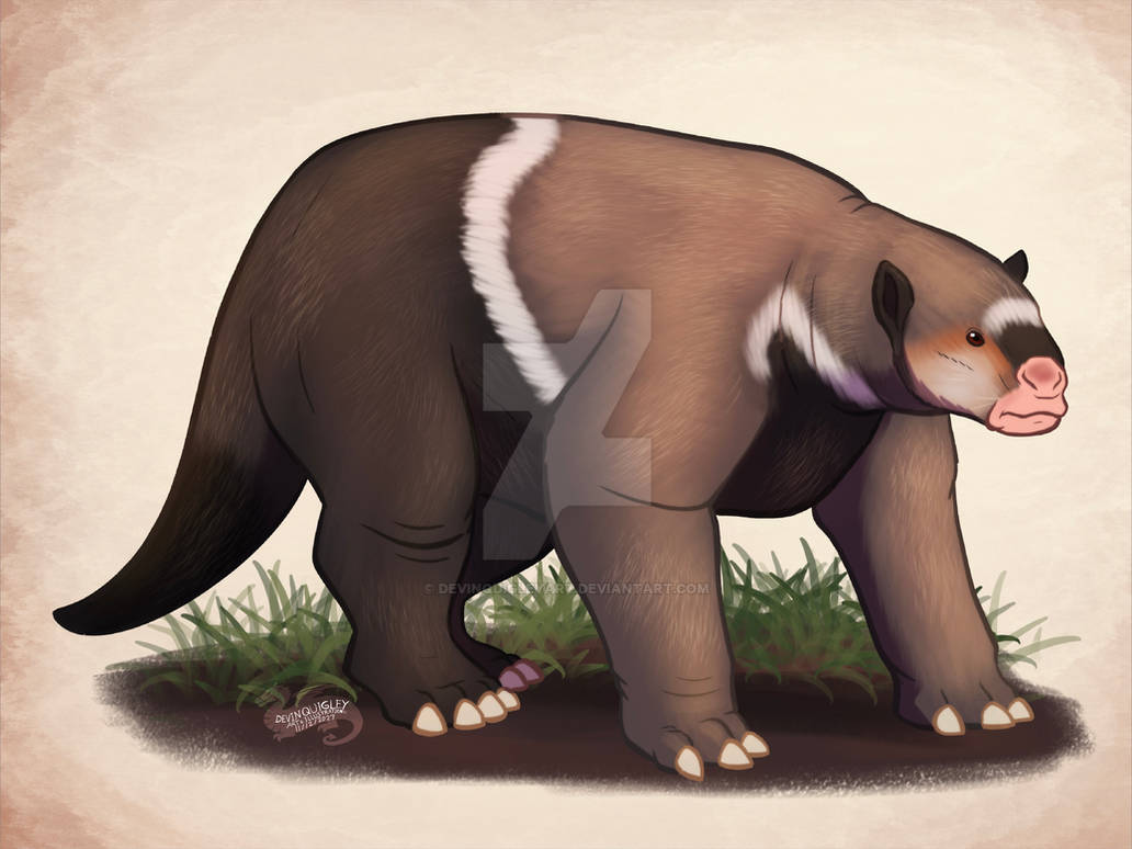 Barylambda Paleovember 2023, Barylambda by DevinQuigleyArt on DeviantArt