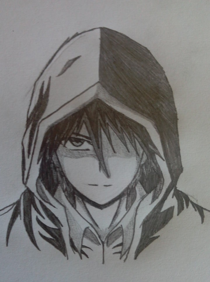 Hooded guy doodle by JacJaeger on DeviantArt