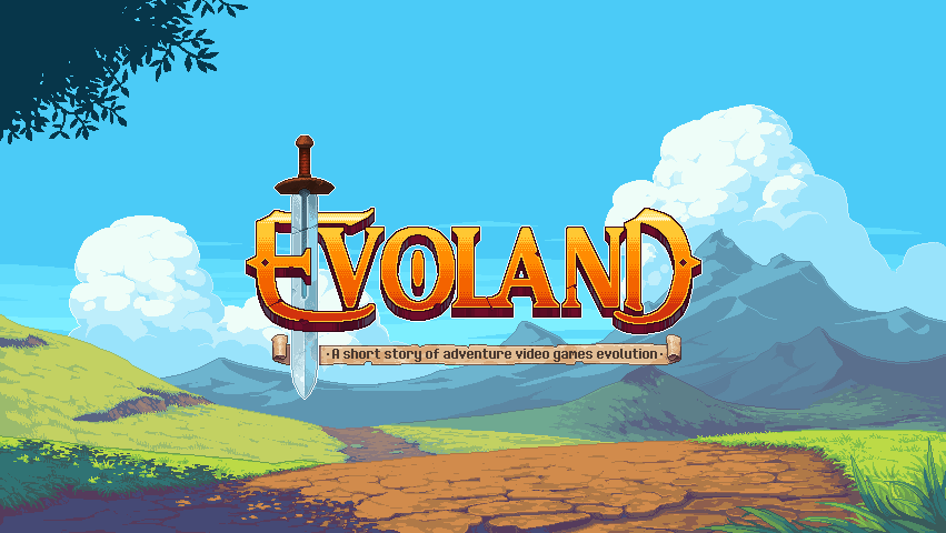 Evoland Titlescreen