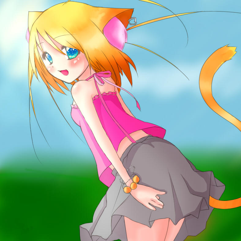 Bleached Ricebunny Coloured lineart (Original: Ricebunny) by Arraciatte on DeviantArt