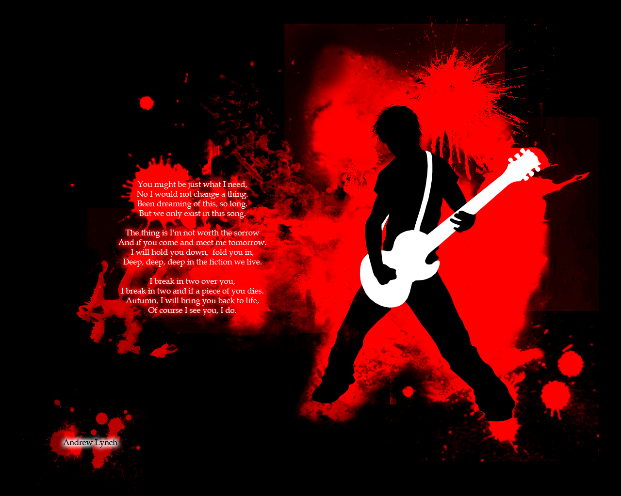 Rock Emo Kid Blood 1280x1024