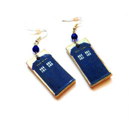 TARDIS earrings