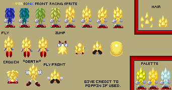 Sonic advance Front Sprites [Friday Night Funkin'] [Mods]