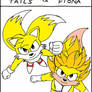 Super Tails And Super Fiona