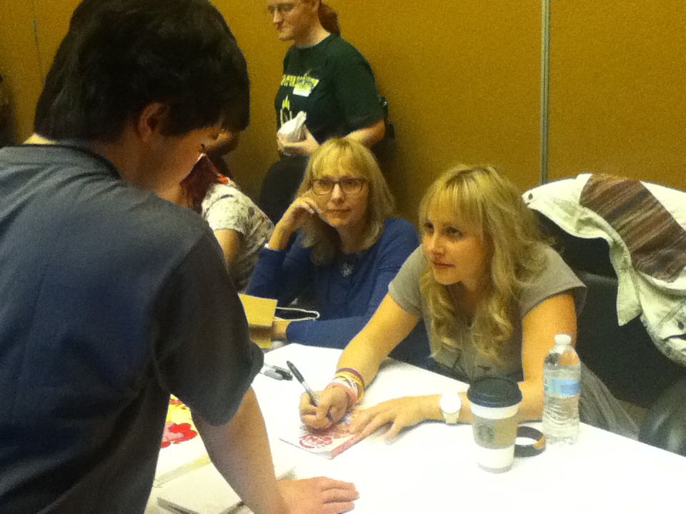 Me With Andrea Libman at Everfree Northwest 2013 3