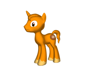 MnM Ponies - Orange