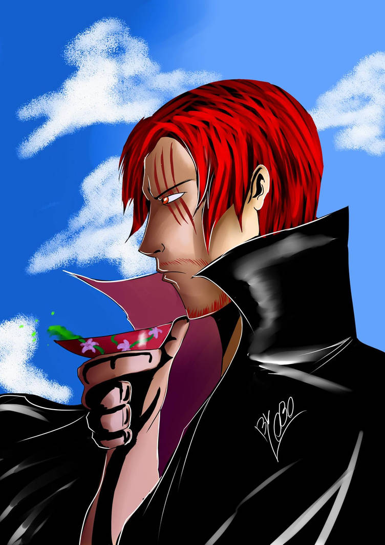 One piece Shanks by SKULLLOBO on DeviantArt
