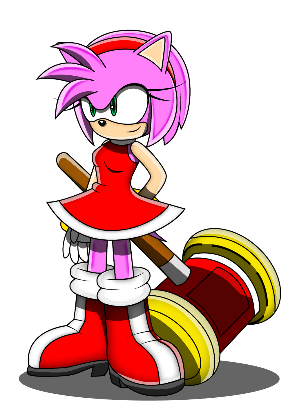 Amy Rose Boom Sonic Channel by Fivey on DeviantArt