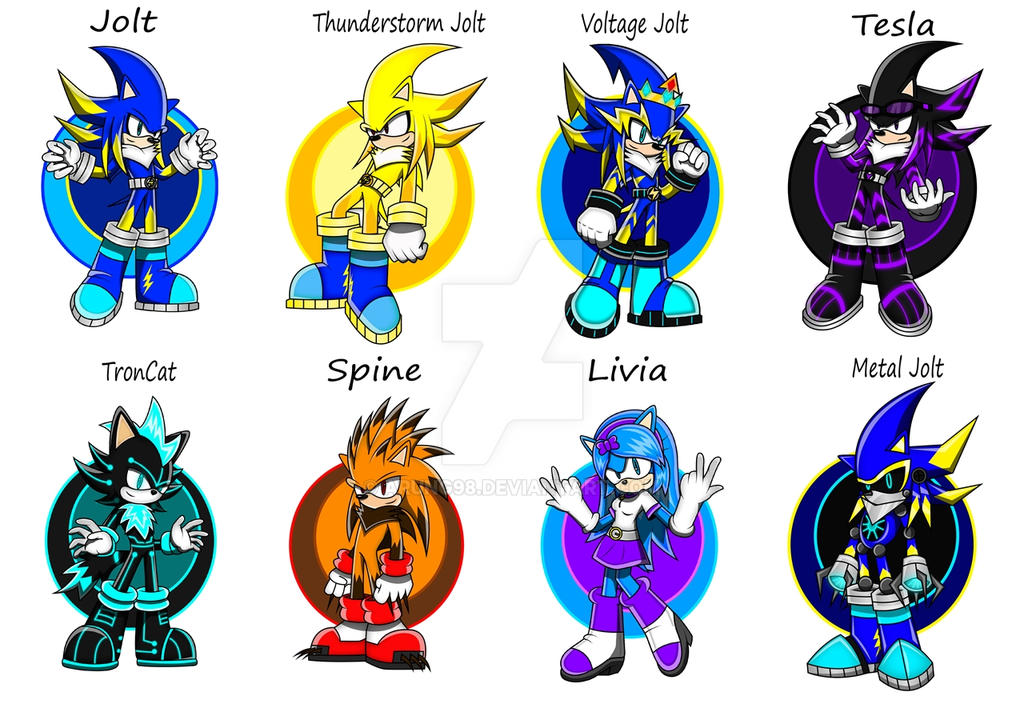 My Sonic Fan-Characters pt.1 by Arung98 on DeviantArt