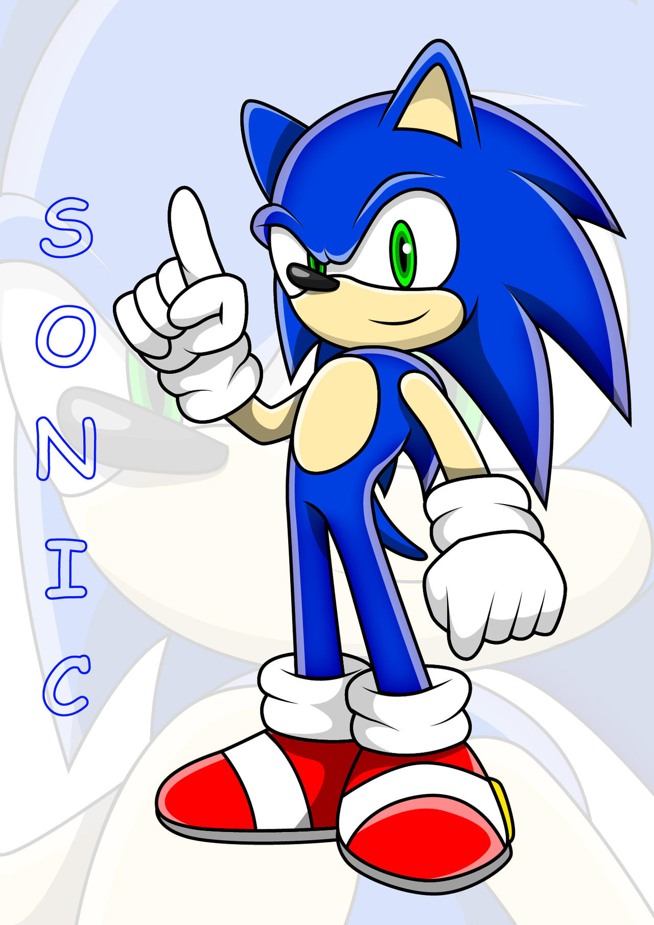 ง'̀-'́)ง  Sonic, Hedgehog art, Sonic the hedgehog