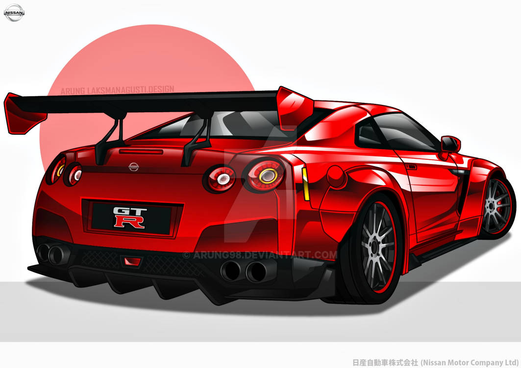 Nissan GTR r35 vector
