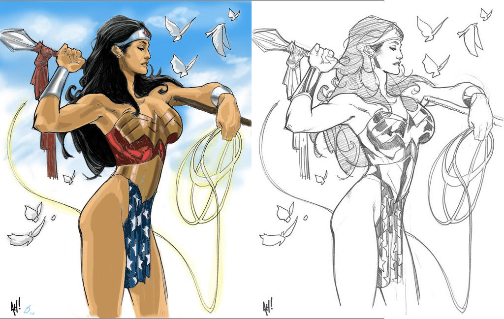 WW digital colors under AH drawing brilliance