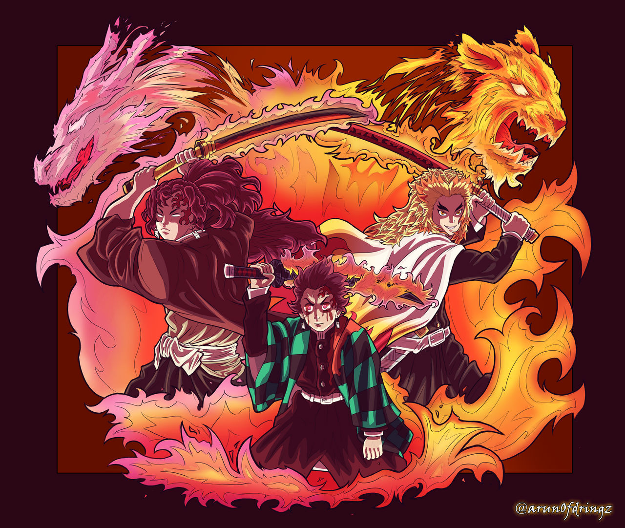 Demon Slayer Fanart By Arun0fdringz On Deviantart Demon Slayer Fanart By Arun0fdringz On Deviantart