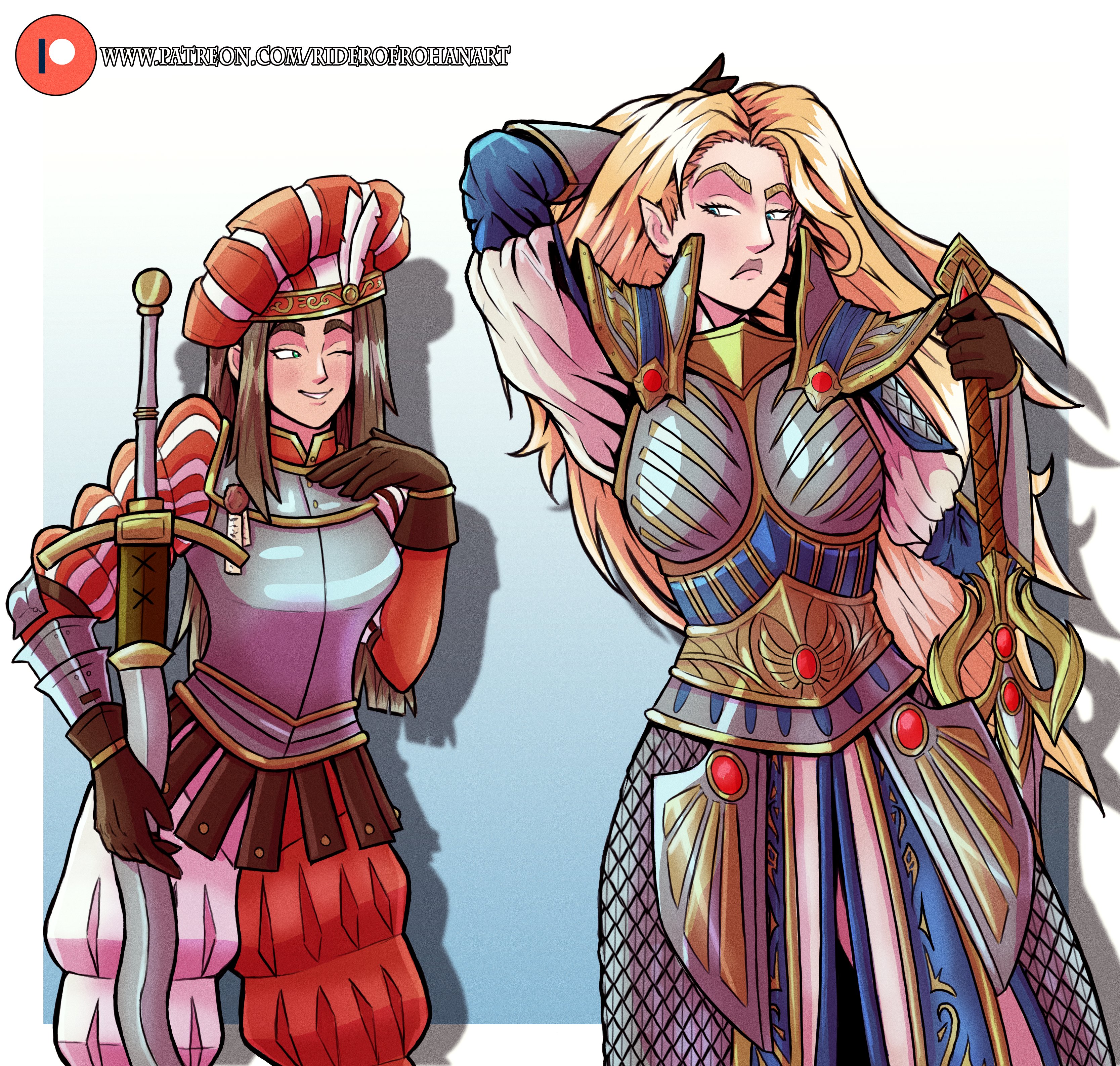 Greatsword Rangers Deviantart Greatsword Ladies by Arun0fdringz on DeviantArt