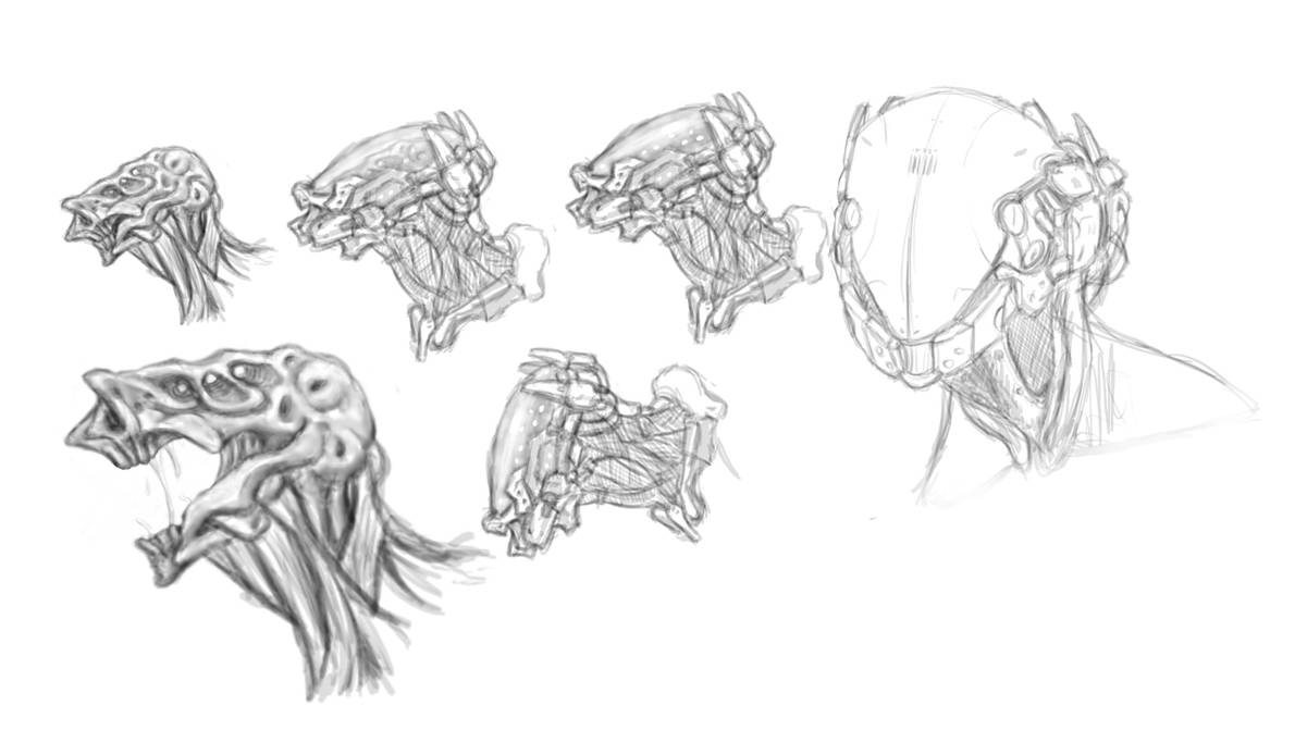 Random Alien sketches by SilentIvo on DeviantArt
