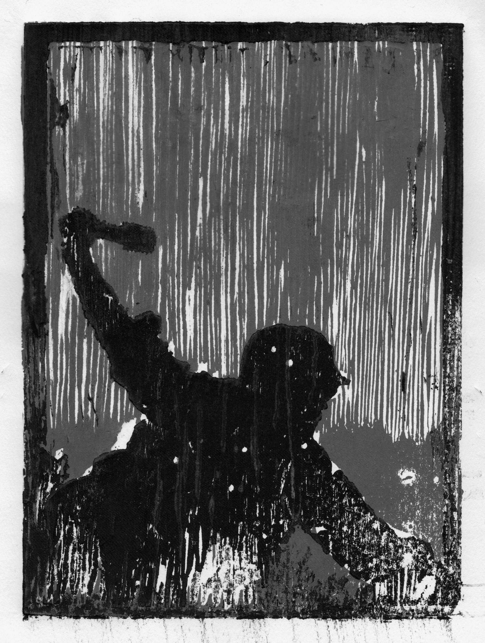 Soldier - Woodcut