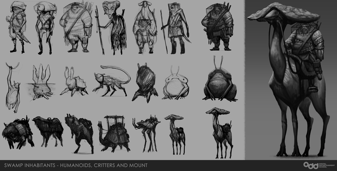 Swamp Inhabitants Concepts