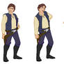 Han Solo fake model sheet