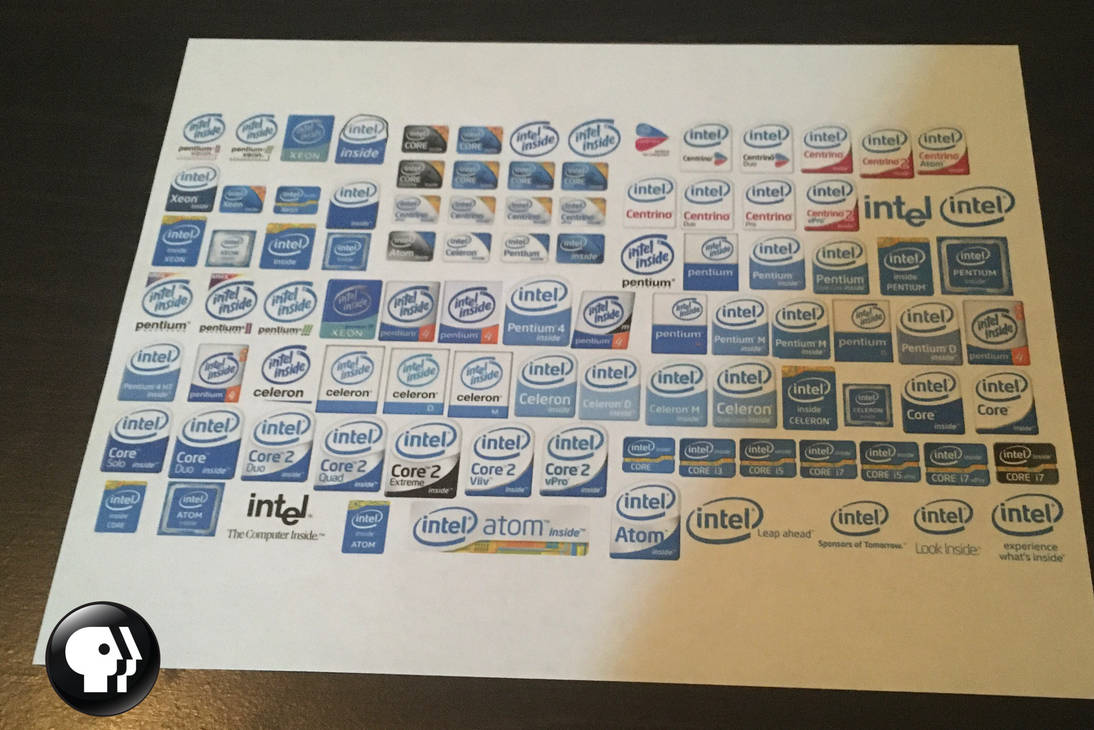 A Paper Filled with Intel logos by blenderremakesfan2 on DeviantArt