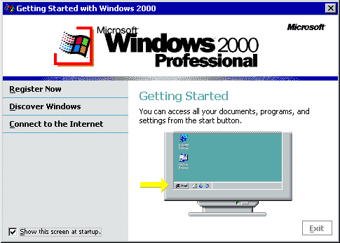 Windows 2000 Sign In Gettin started with Windows 2000 Screen by blenderremakesfan2 on DeviantArt