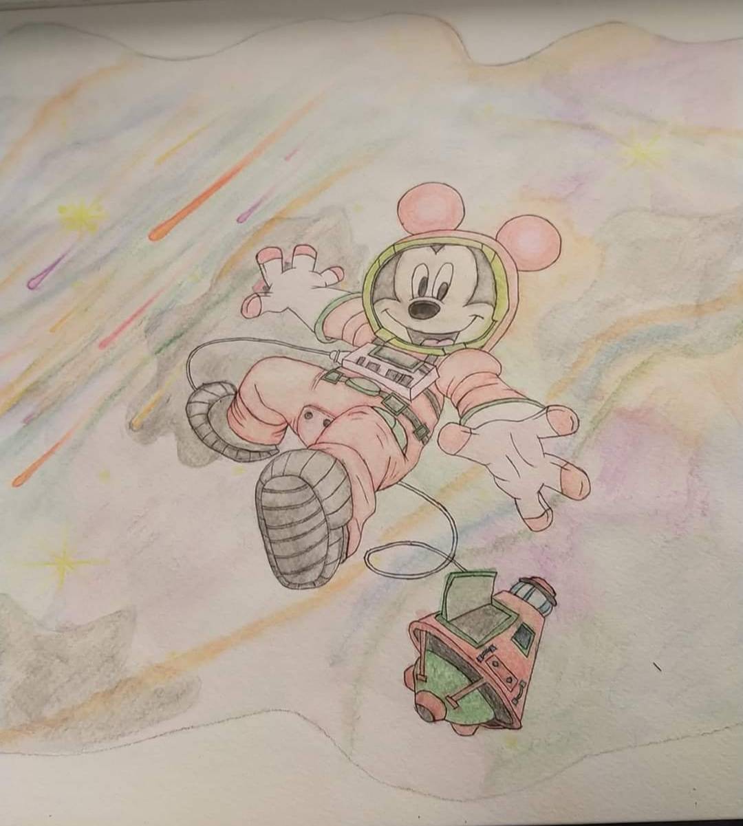 Mickey mouse in space by Satan2017 on DeviantArt