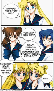 Sailor Moon fan comic: page 05