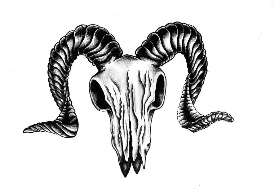 7. Dodge Ram Skull Nail Design - wide 4
