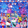 Amazing Stars and Fireworks July