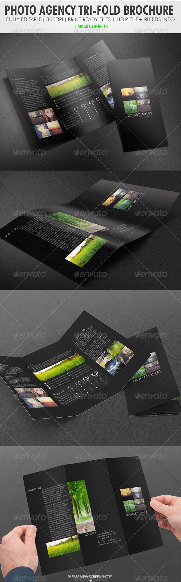 Photo Agency Tri-fold Brochure by vitalyvelygo