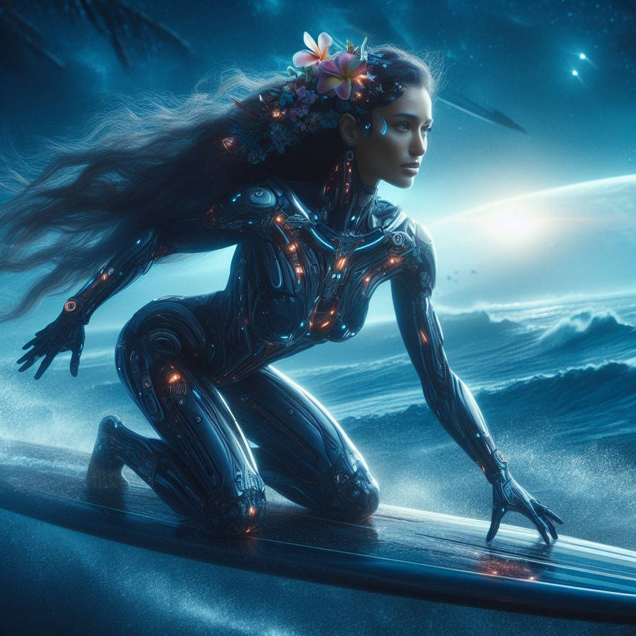 Surfing Alien Waves by swisszack on DeviantArt