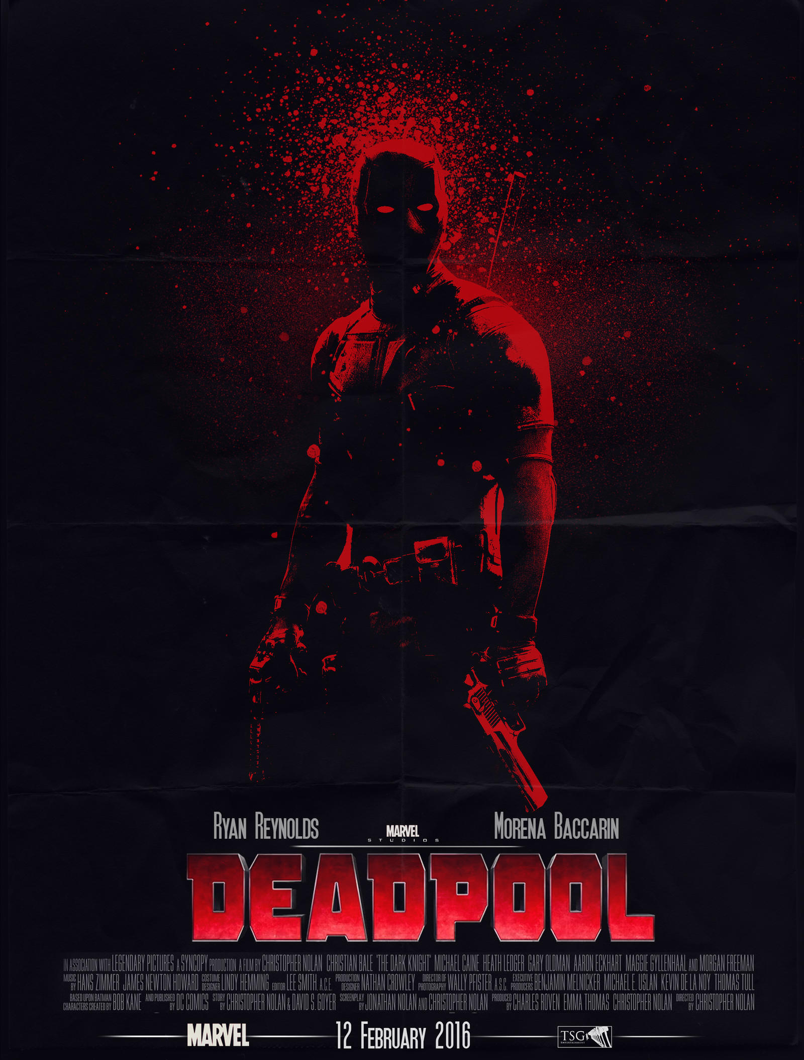 Custom Deadpool movie poster by LilouFranchise on DeviantArt