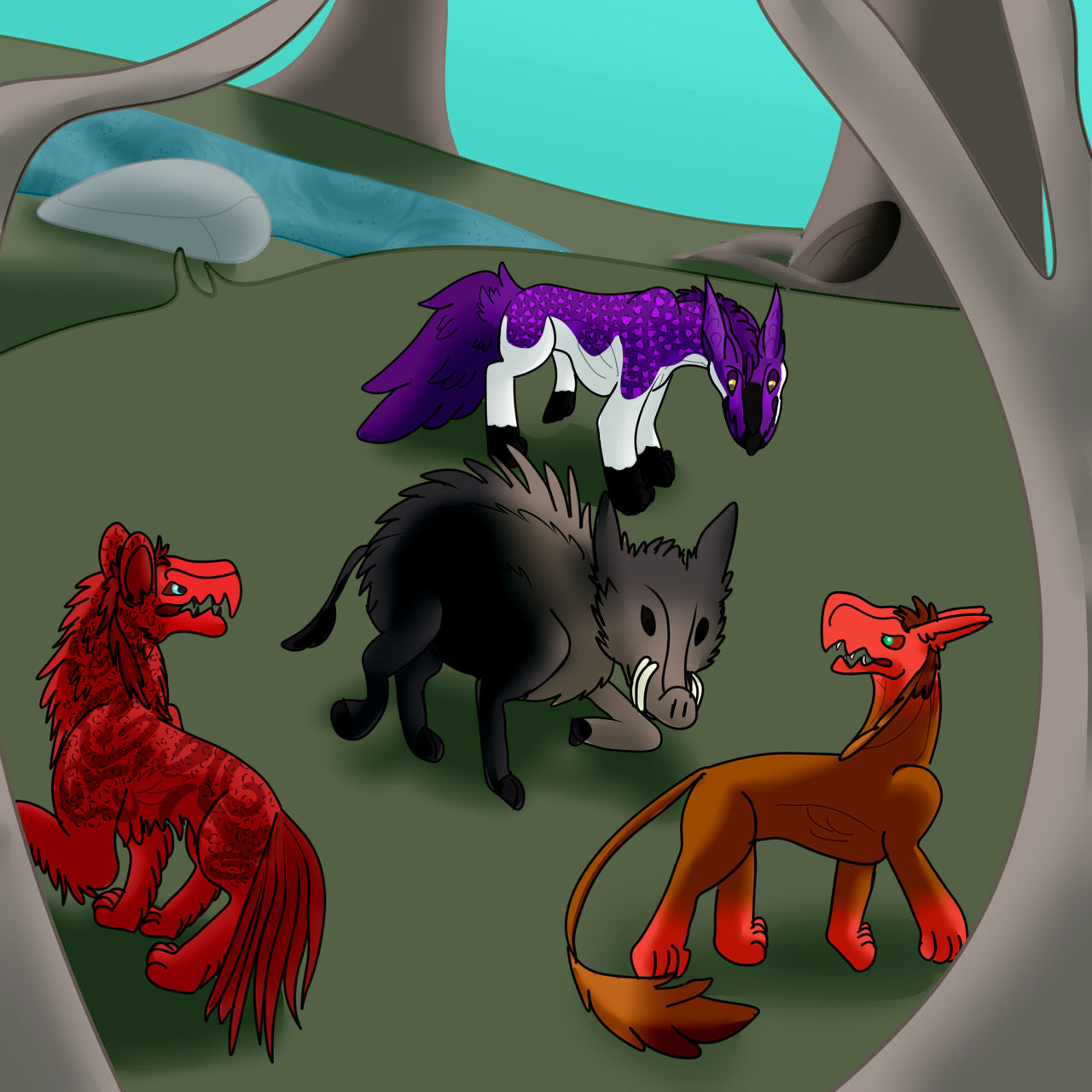 Boar Monkey Deviantart Rank 3 - The Boar by TuxedoCatStuff on DeviantArt
