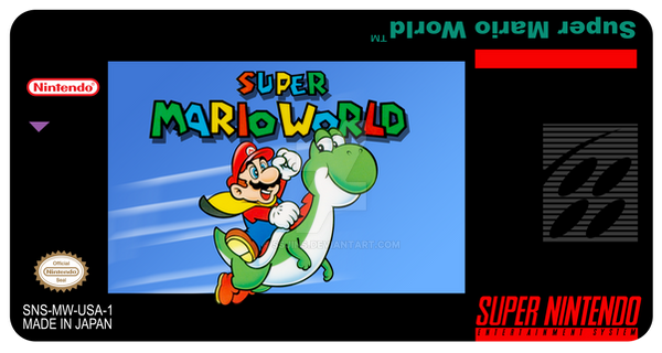 Label Super Mario World snes by labelsnes on DeviantArt