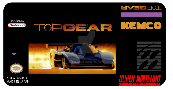 Label SNES - Top Gear Remastered by SSJINS on DeviantArt