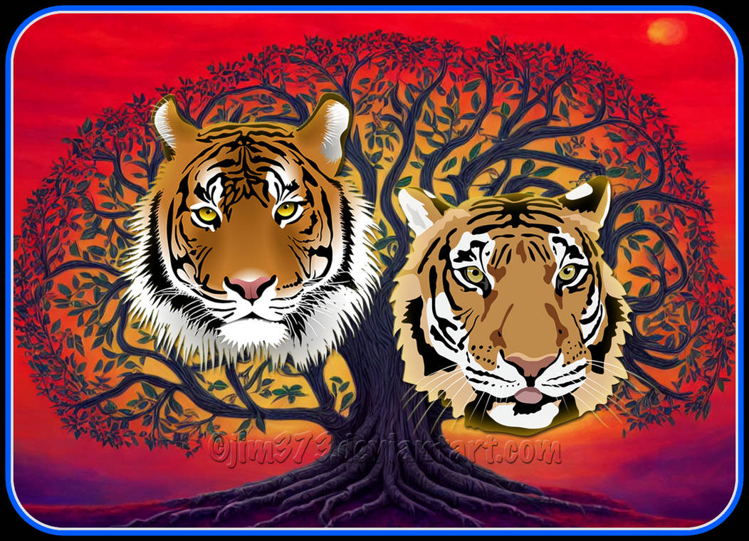 One Tree Tiger Bit Tiger Tree by jim373 on DeviantArt