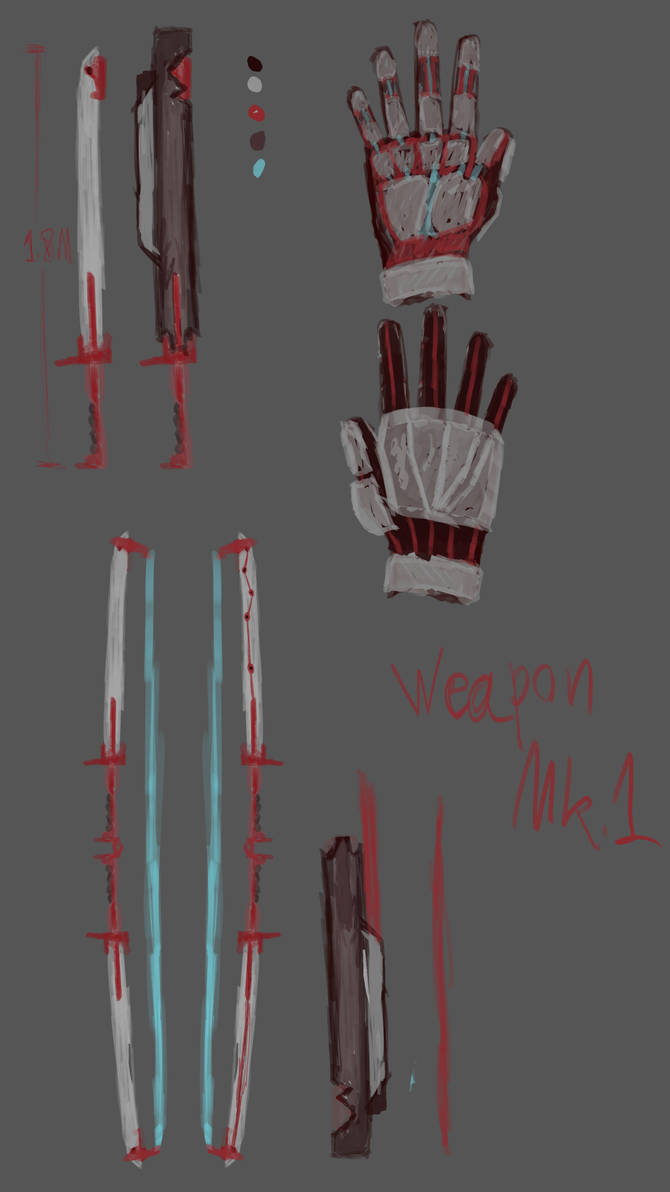 Weapon desigh for my OC by Eienluge on DeviantArt