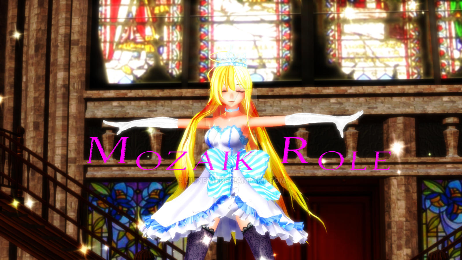 [mmd Video] Mozaik Role [amane Hatsura Princess] By Lilinet11 On
