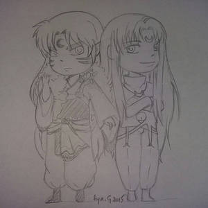 Chibi de Sesshomaru et Artemis