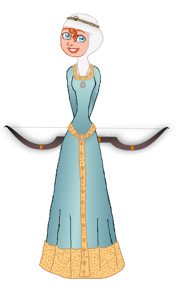 Merida in blue by MaryandJim on DeviantArt