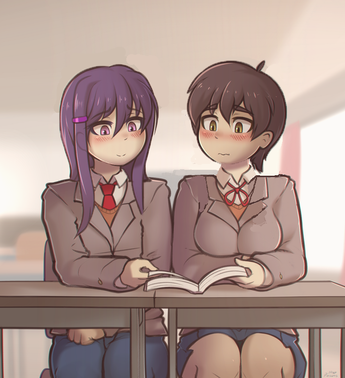 Protagonist and Yuri head swap by vitek8888 on DeviantArt