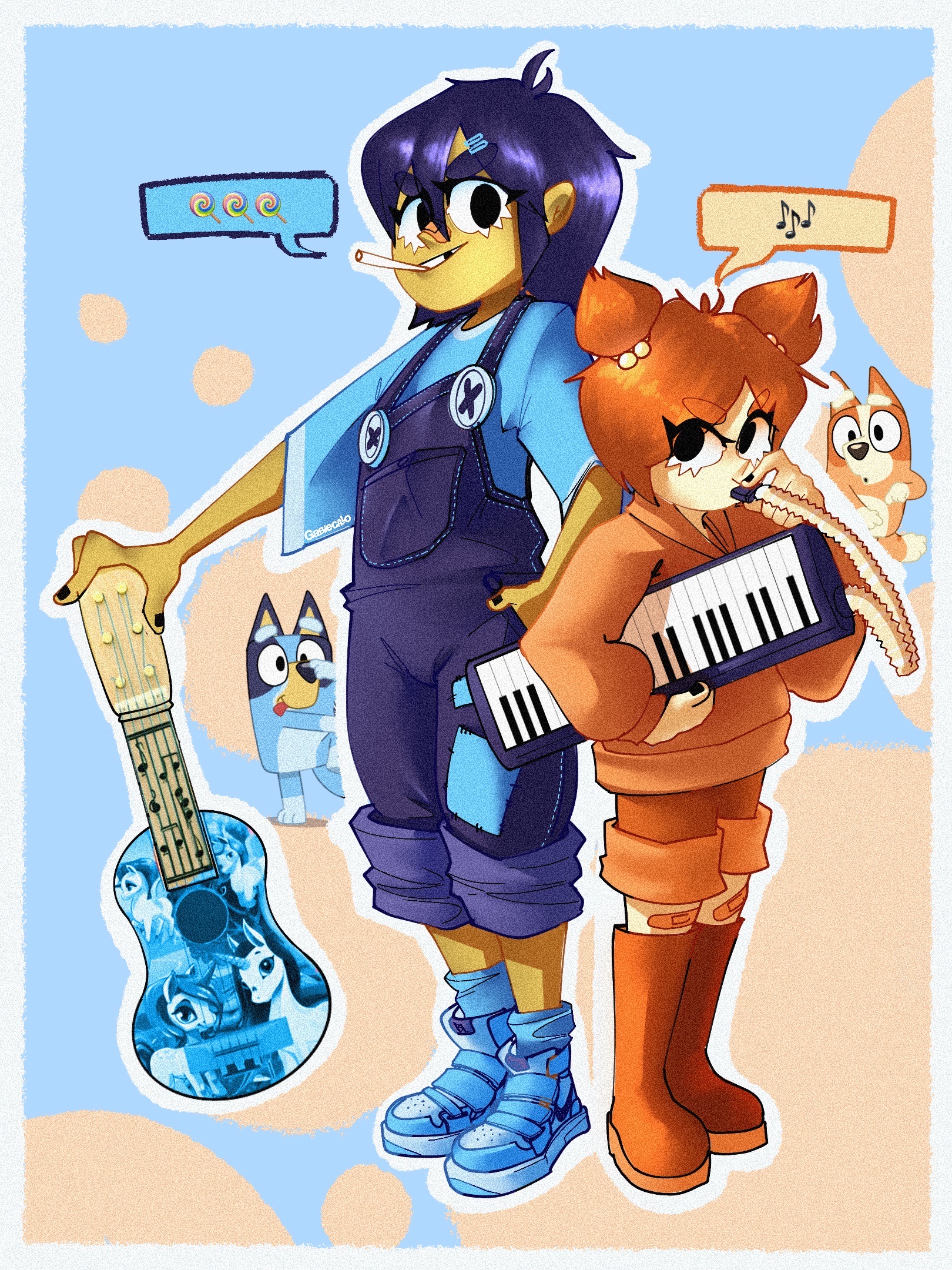 Bluey Adventure Deviantart Bluey, by Gabiecillo on DeviantArt