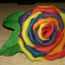 Rainbow Clay Rose