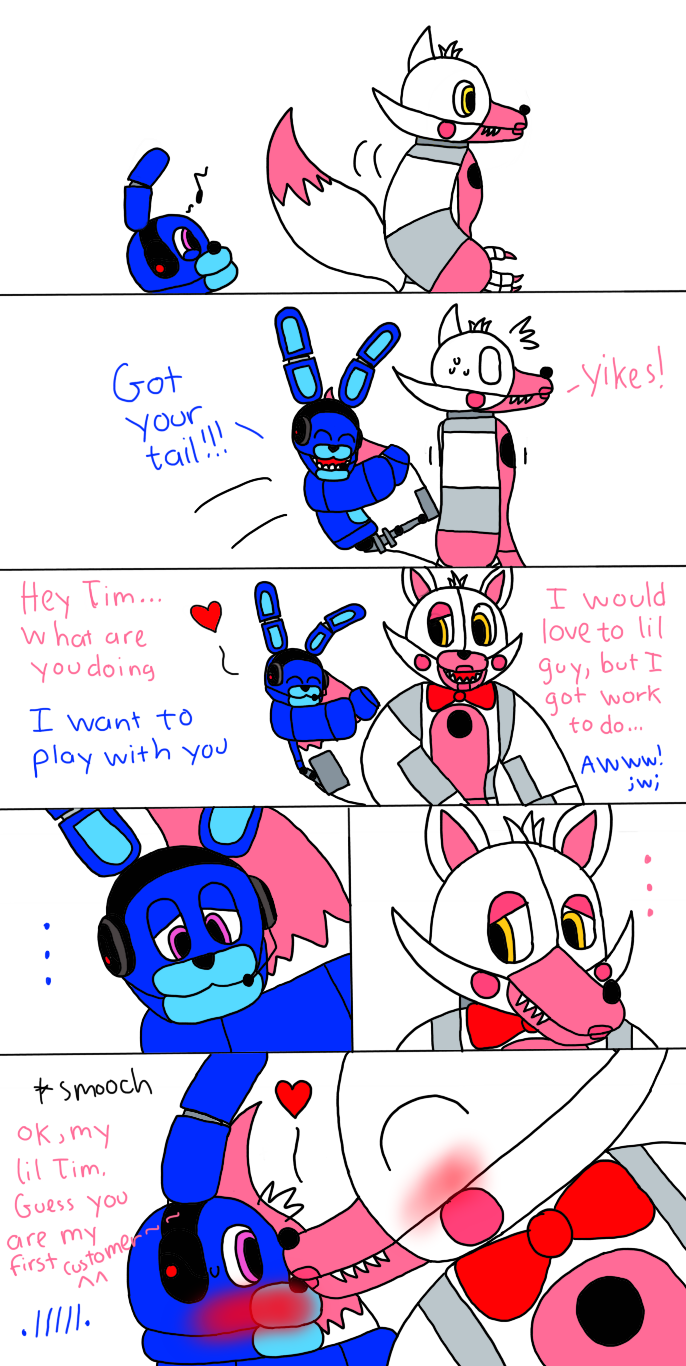 Lil Tim and Funtime Foxy