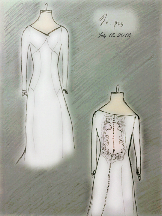 Breaking Dawn Part 1- Bella's wedding dress