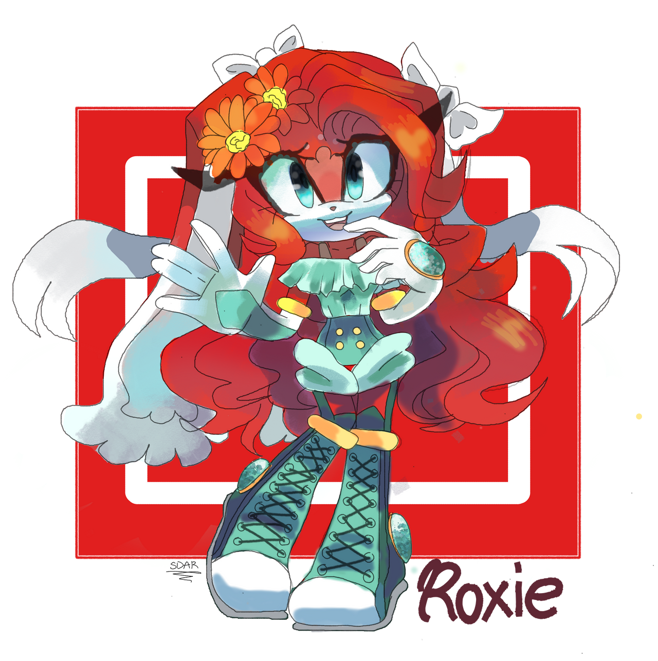 Sonic Oc Rabbit Roxie the Rabbit // SONIC OC // by SDAR-Gissell on DeviantArt