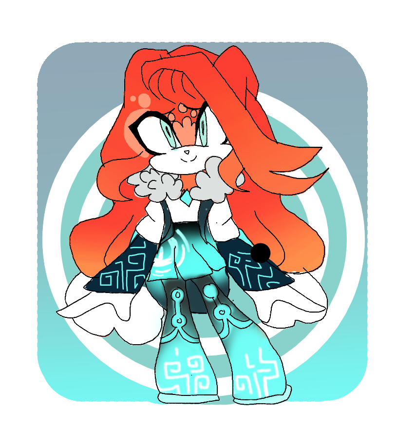 Sonic Oc Rabbit Roxie the rabbit, Simple color //SONIC OC// by SDAR-Gissell on DeviantArt