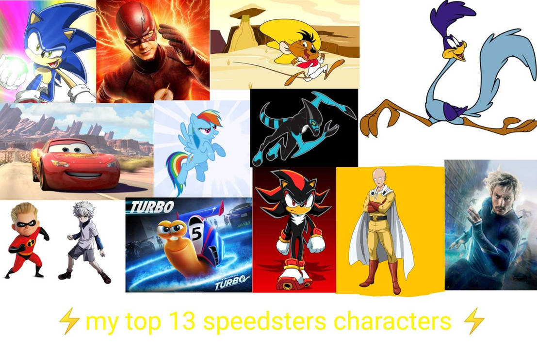 Speedster Names My top 13 speedsters characters by HitaloClubhouse on DeviantArt