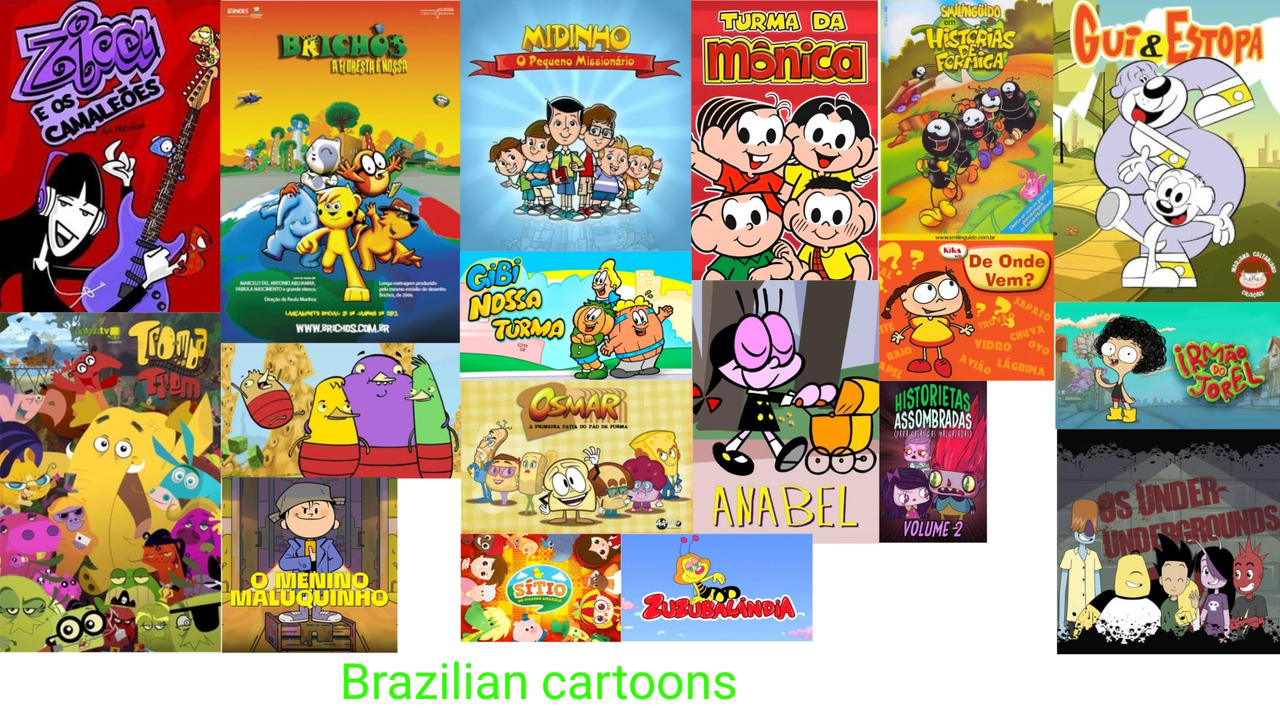 My favorite Brazilian cartoons by HitaloClubhouse on DeviantArt