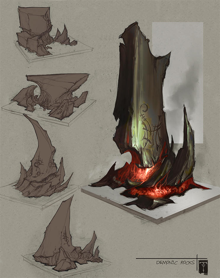 Demonized Rocks DemonicRocks by ArtofTy on DeviantArt