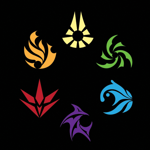 Elementalsymbols Deviantart My Elemental Symbols By Deviantfantastic